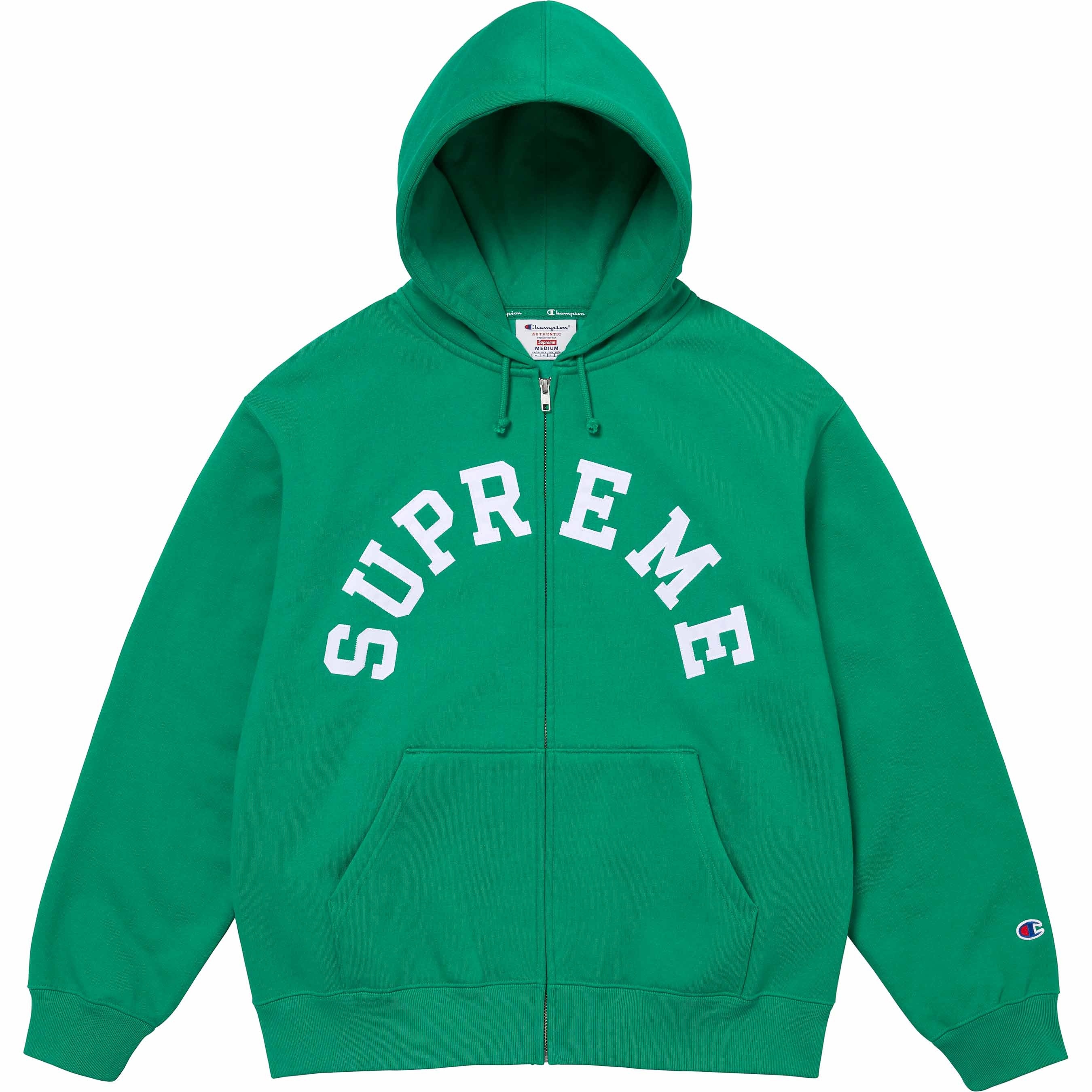 Supreme®/Champion® Zip Up Hooded Sweatshirt view 12